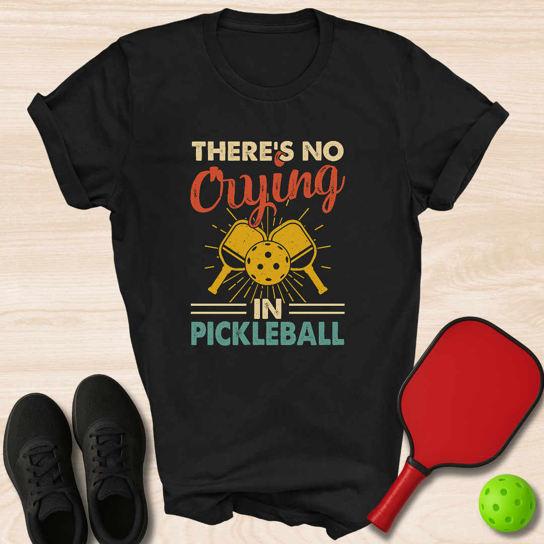 No Crying In Pickleball Retro