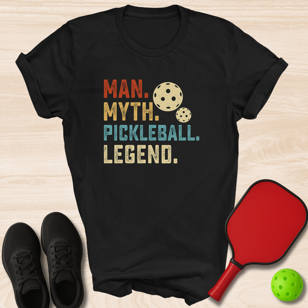Man Myth Pickleball Legend With Pickleballs