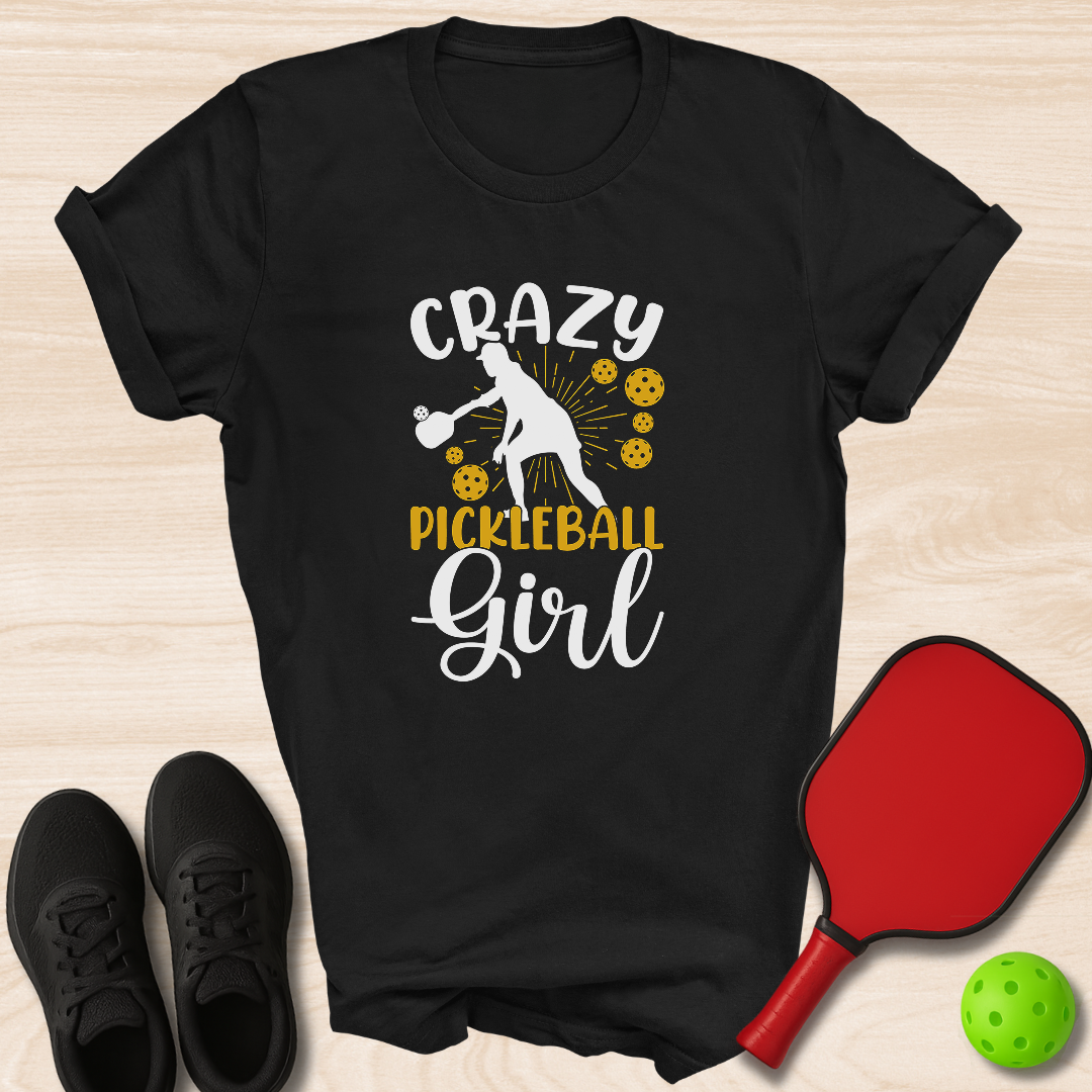 Crazy Pickleball Girl