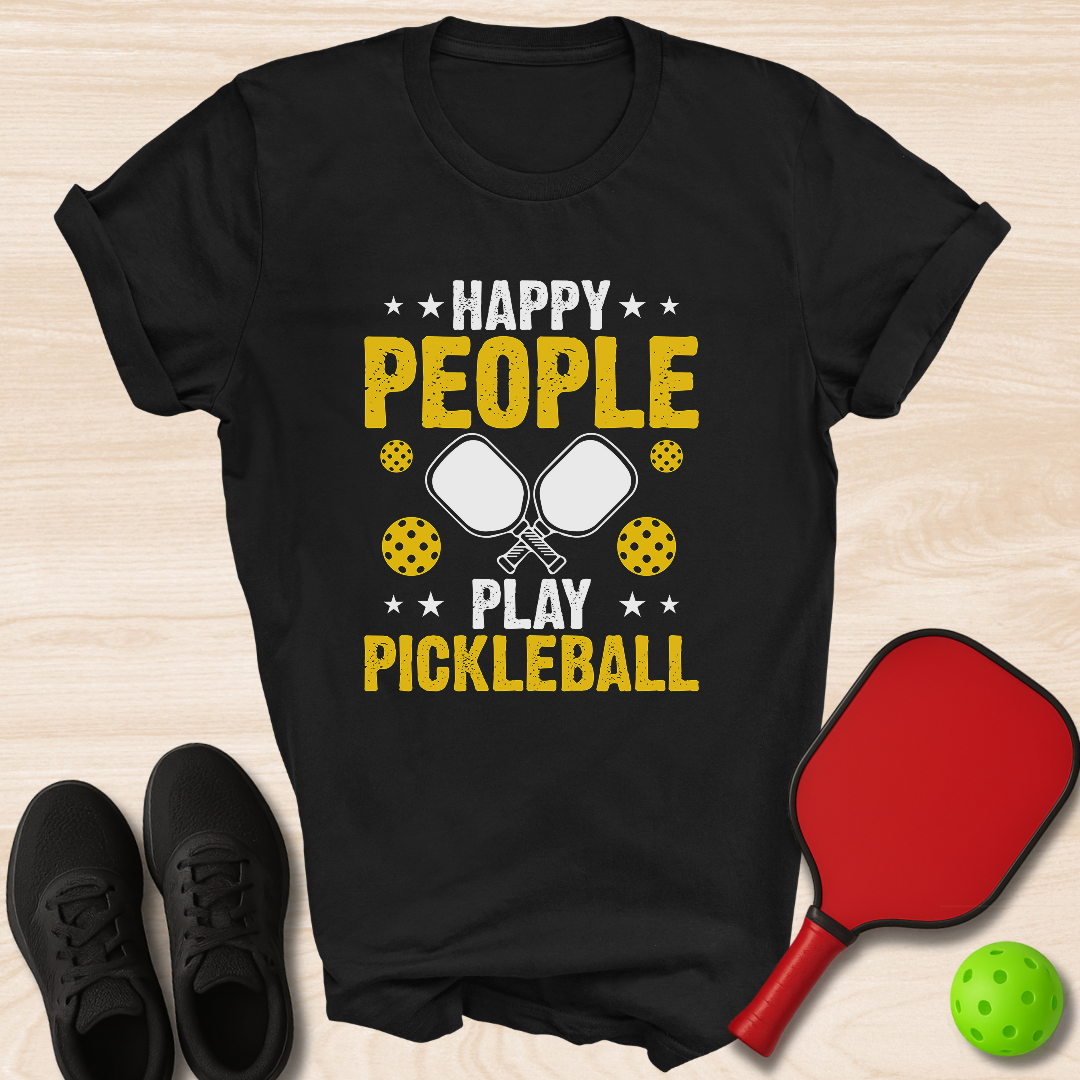 Happy People Play Pickleball