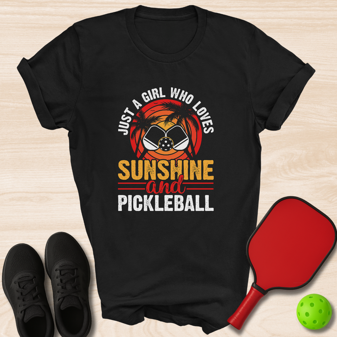 Just A Girl Who Loves Sunsets And Pickleball