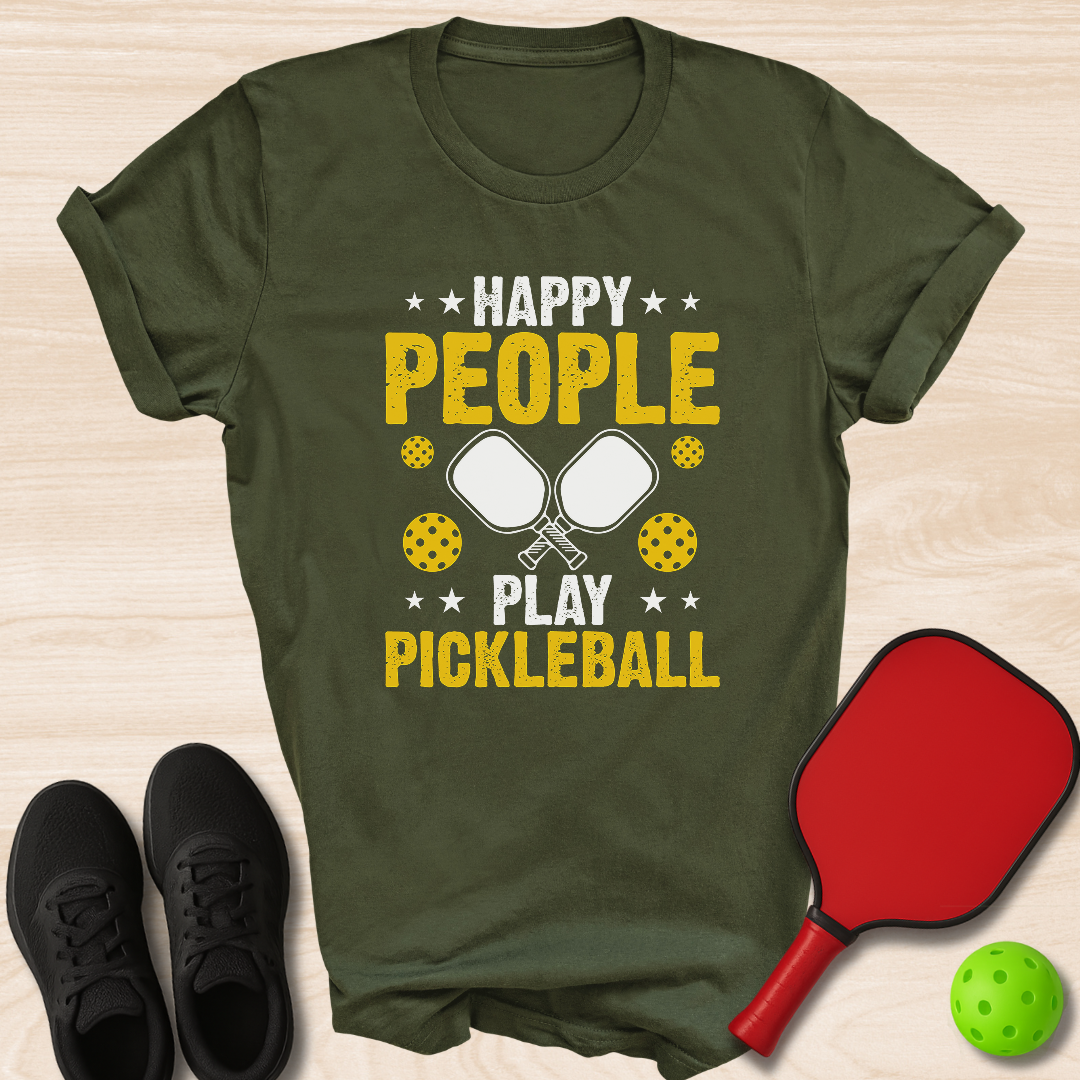 Happy People Play Pickleball