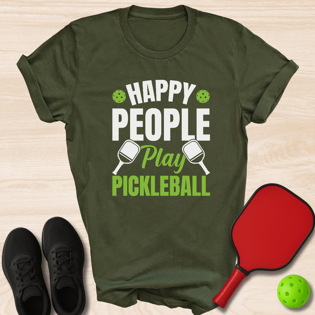 Happy People Play Pickleball