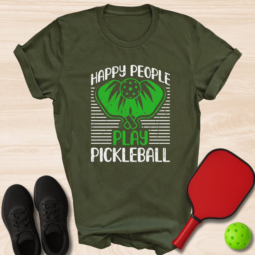 Happy People Play Pickleball