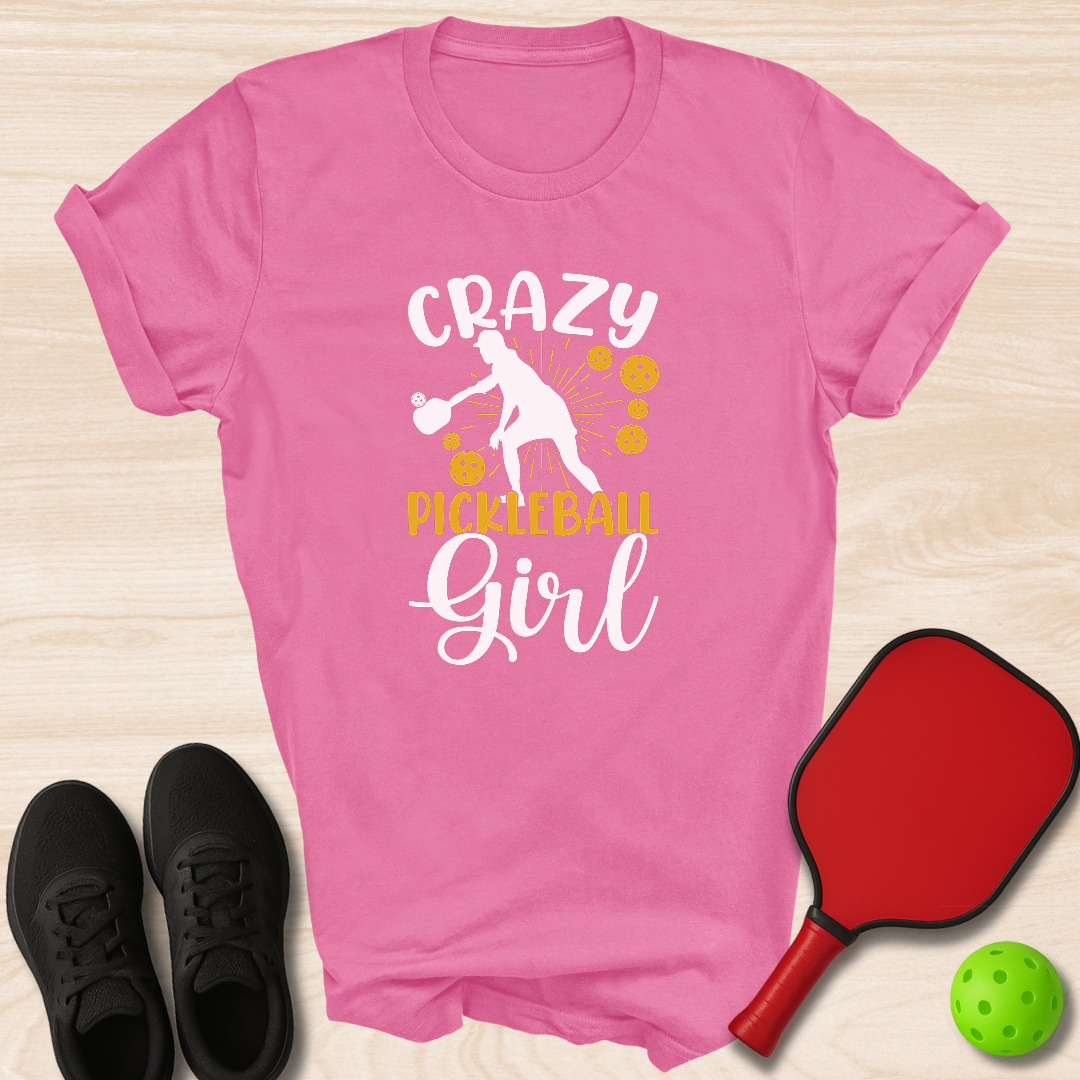 Crazy Pickleball Girl