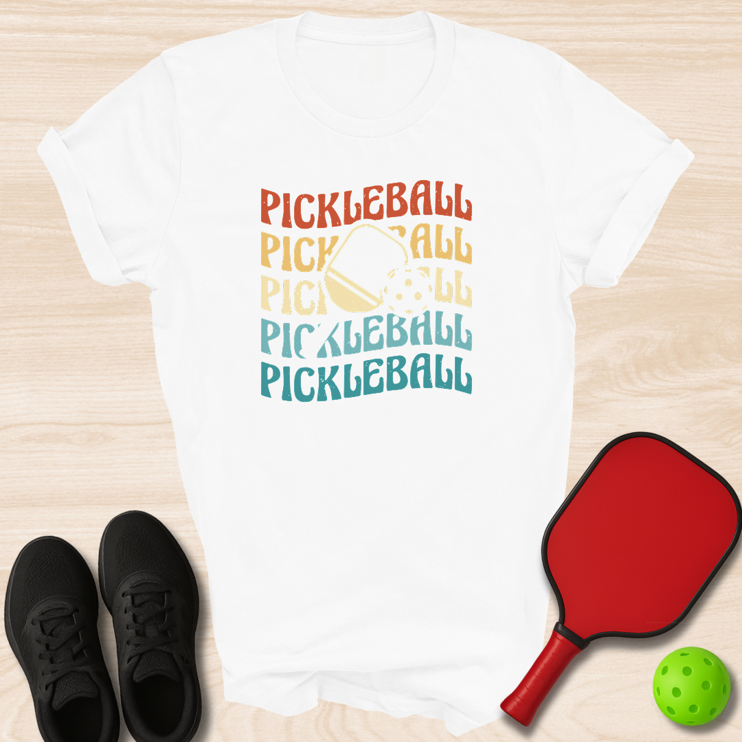 Pickleball Retro Wave