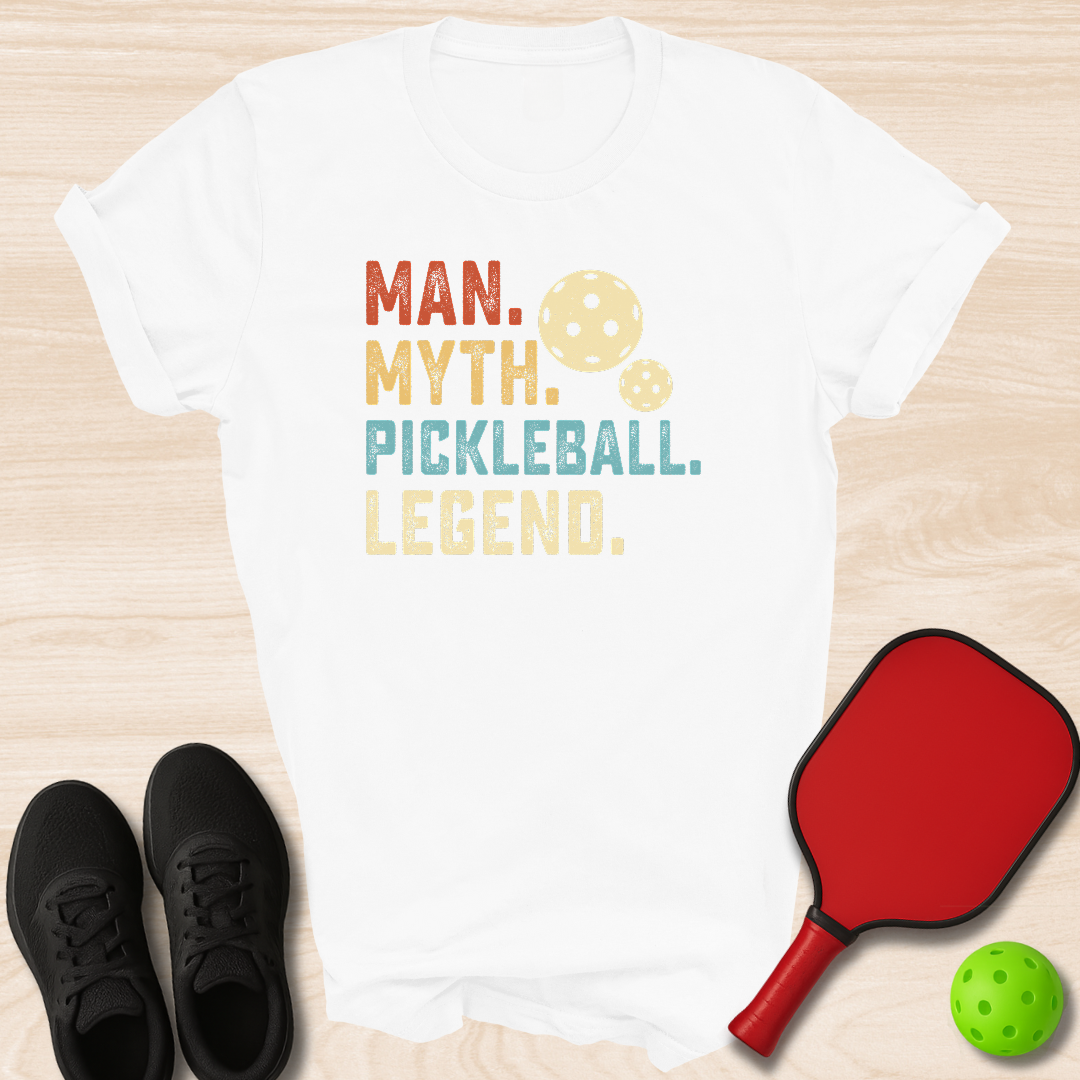 Man Myth Pickleball Legend With Pickleballs