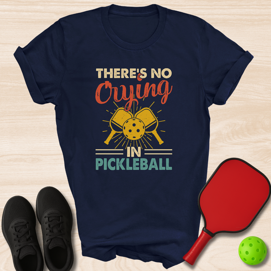 No Crying In Pickleball Retro