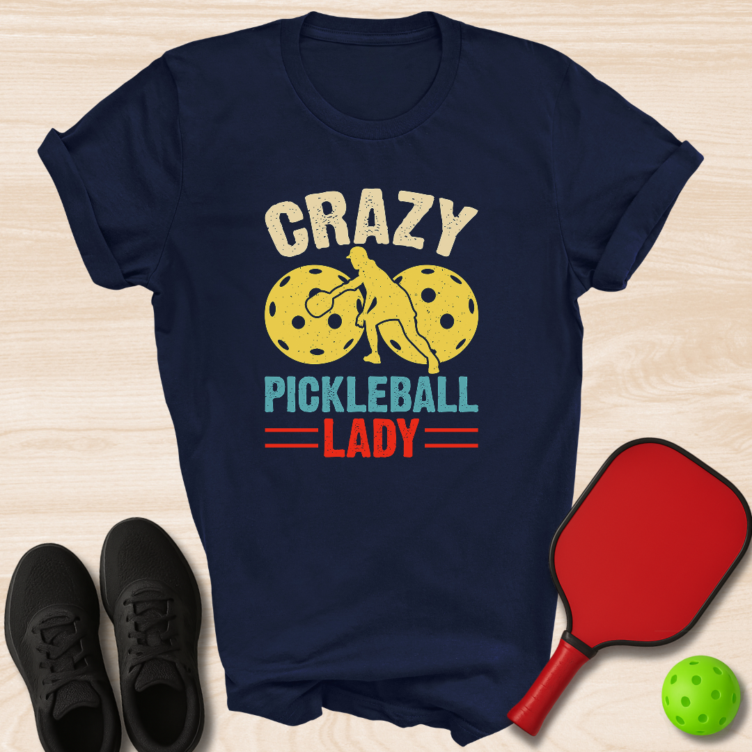 Crazy Pickleball Lady