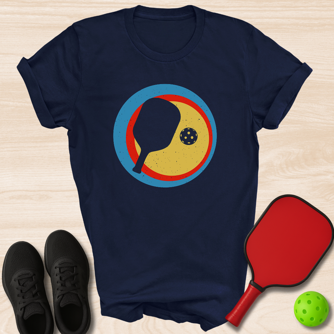 Retro Circle Pickleball