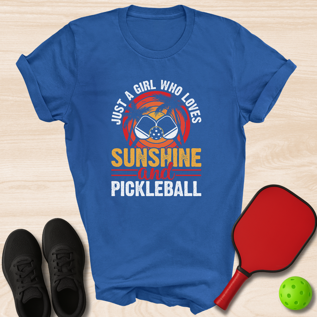Just A Girl Who Loves Sunsets And Pickleball