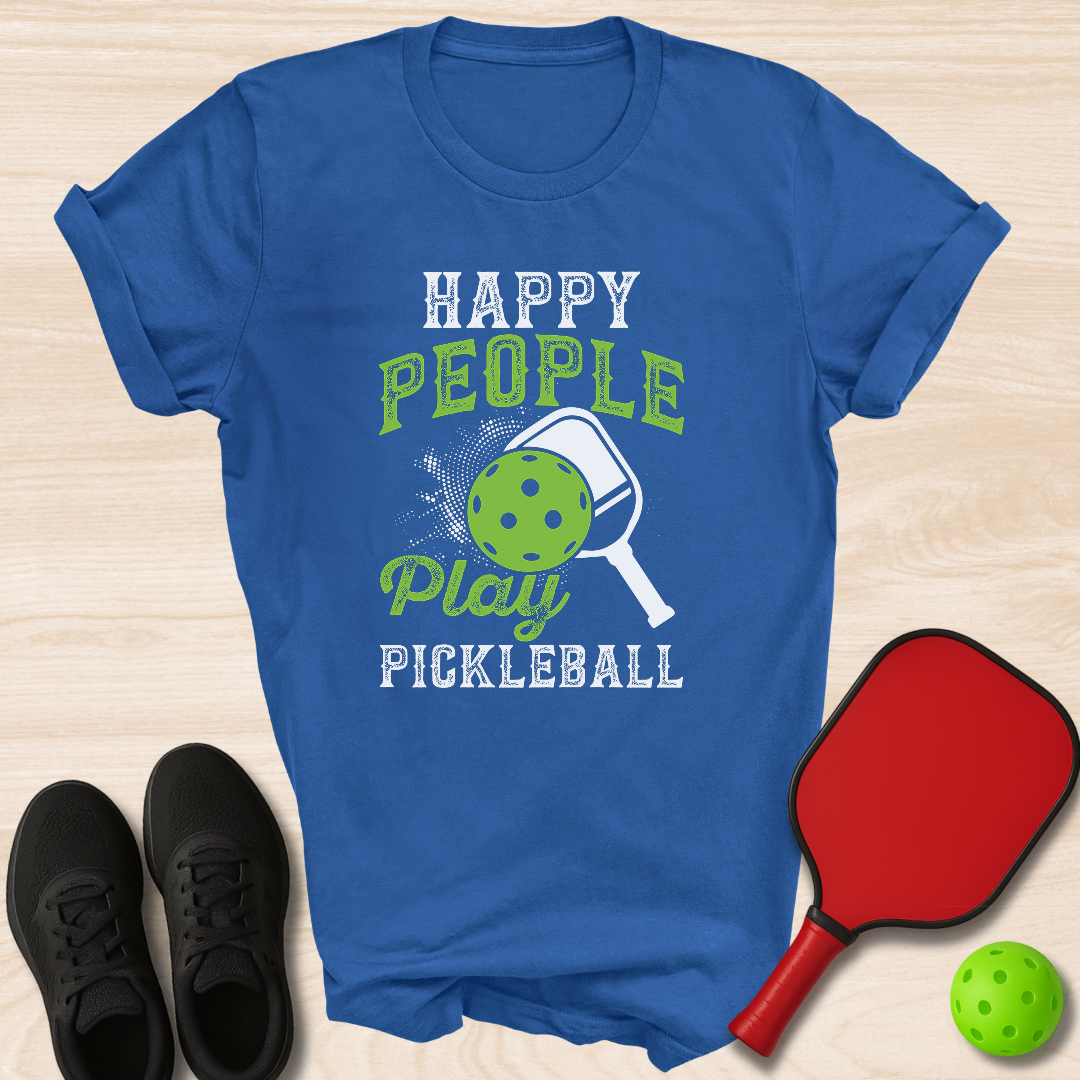 Green Happy People Play Pickleball