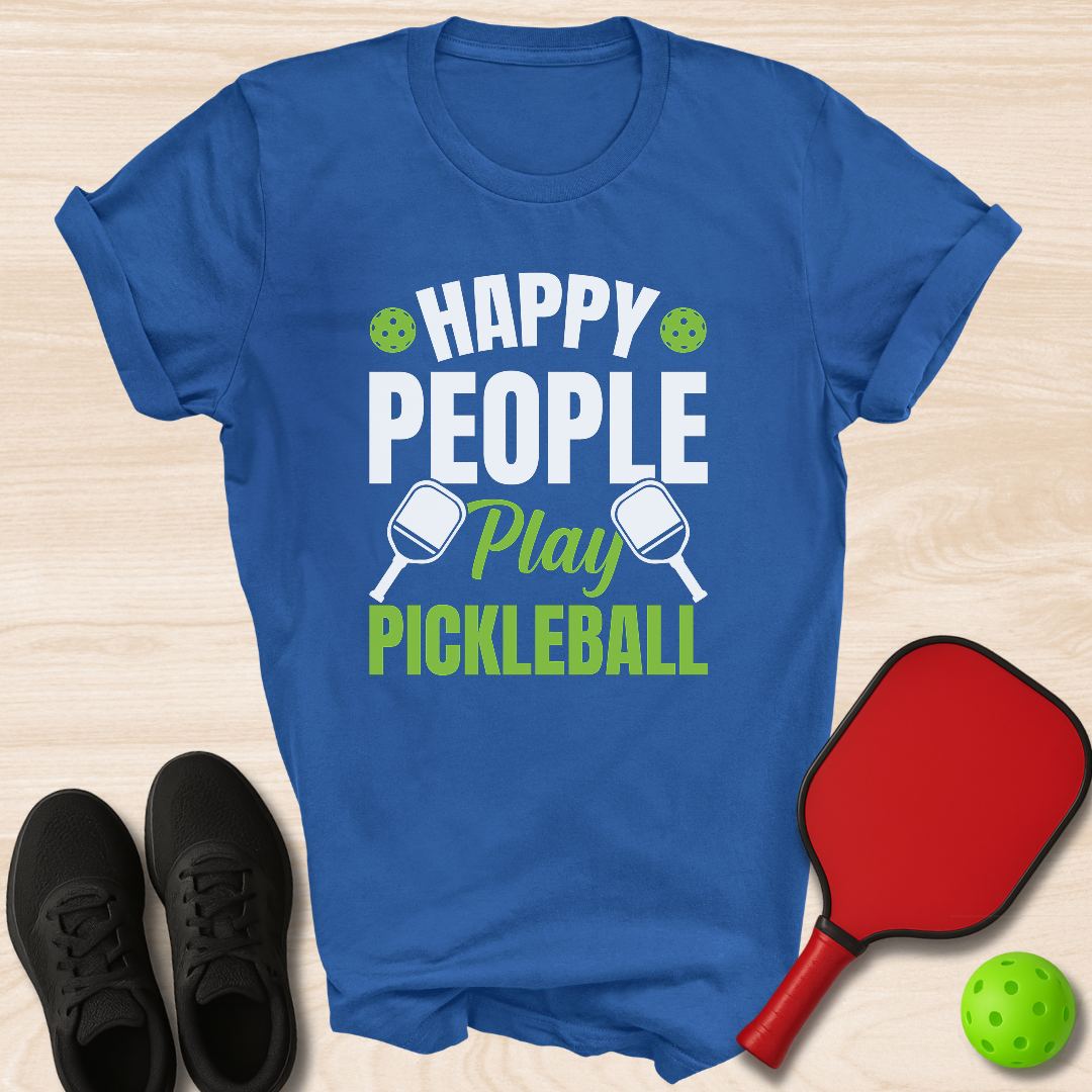 Happy People Play Pickleball