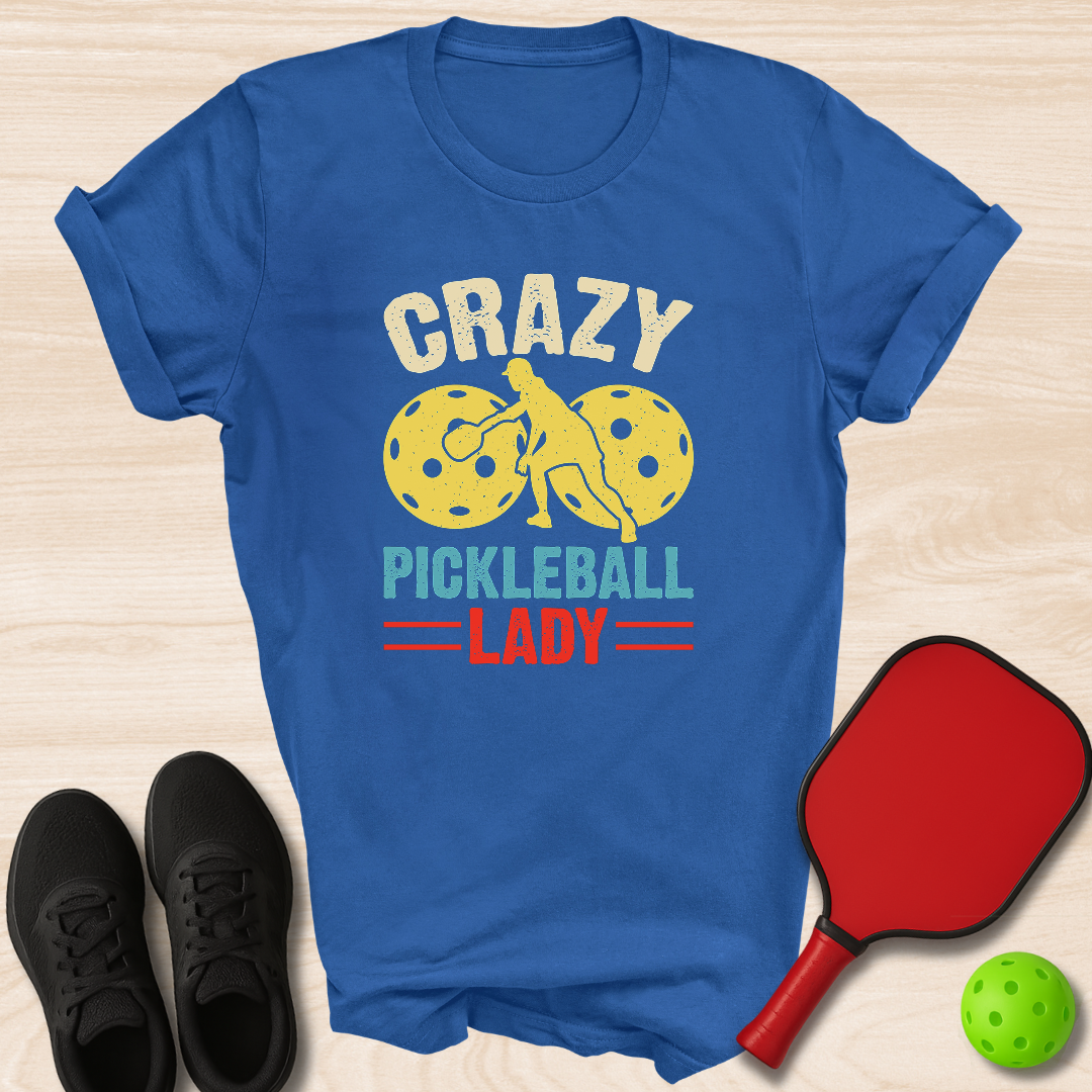 Crazy Pickleball Lady