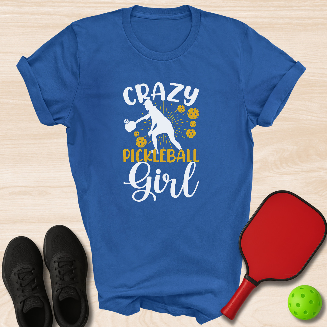 Crazy Pickleball Girl