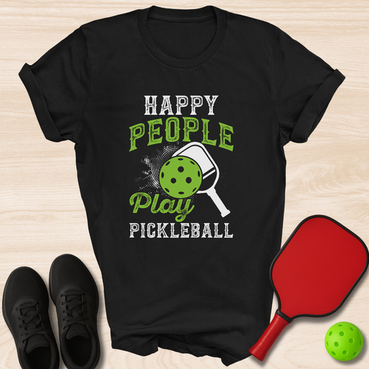 Green Happy People Play Pickleball