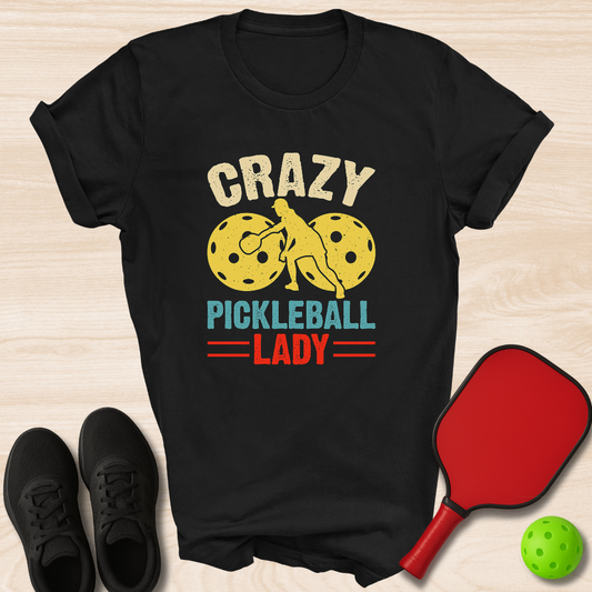 Crazy Pickleball Lady