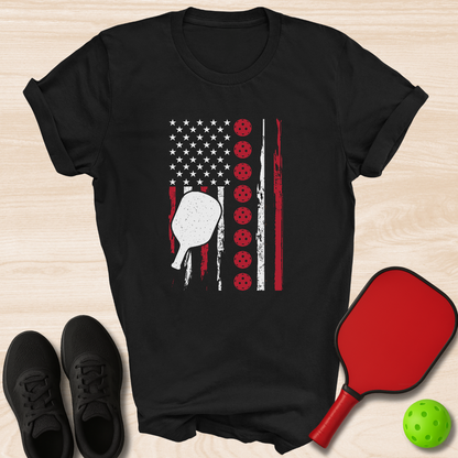 Pickleball Patriotic Flag