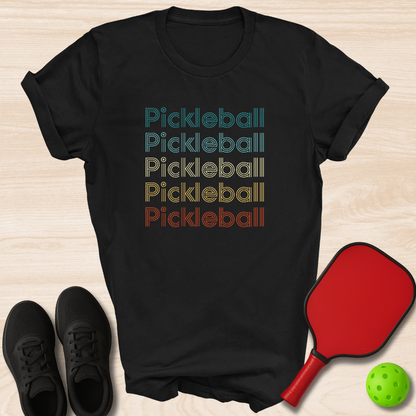 Pickleball Retro Text
