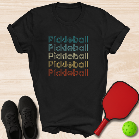 Pickleball Retro Text