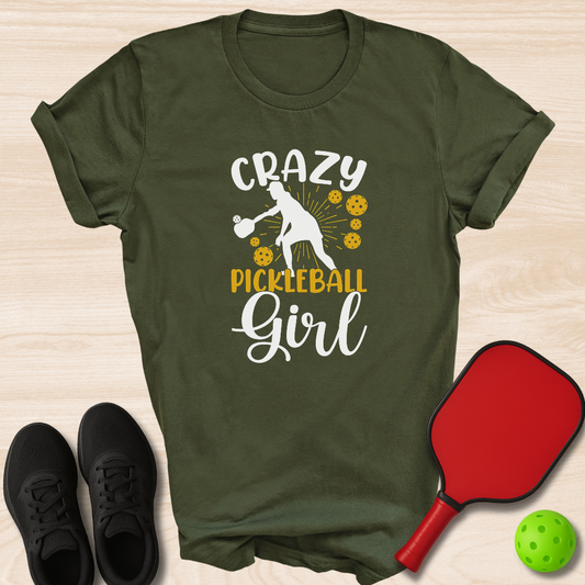 Crazy Pickleball Girl