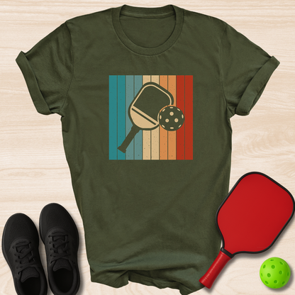 Pickleball Retro Square