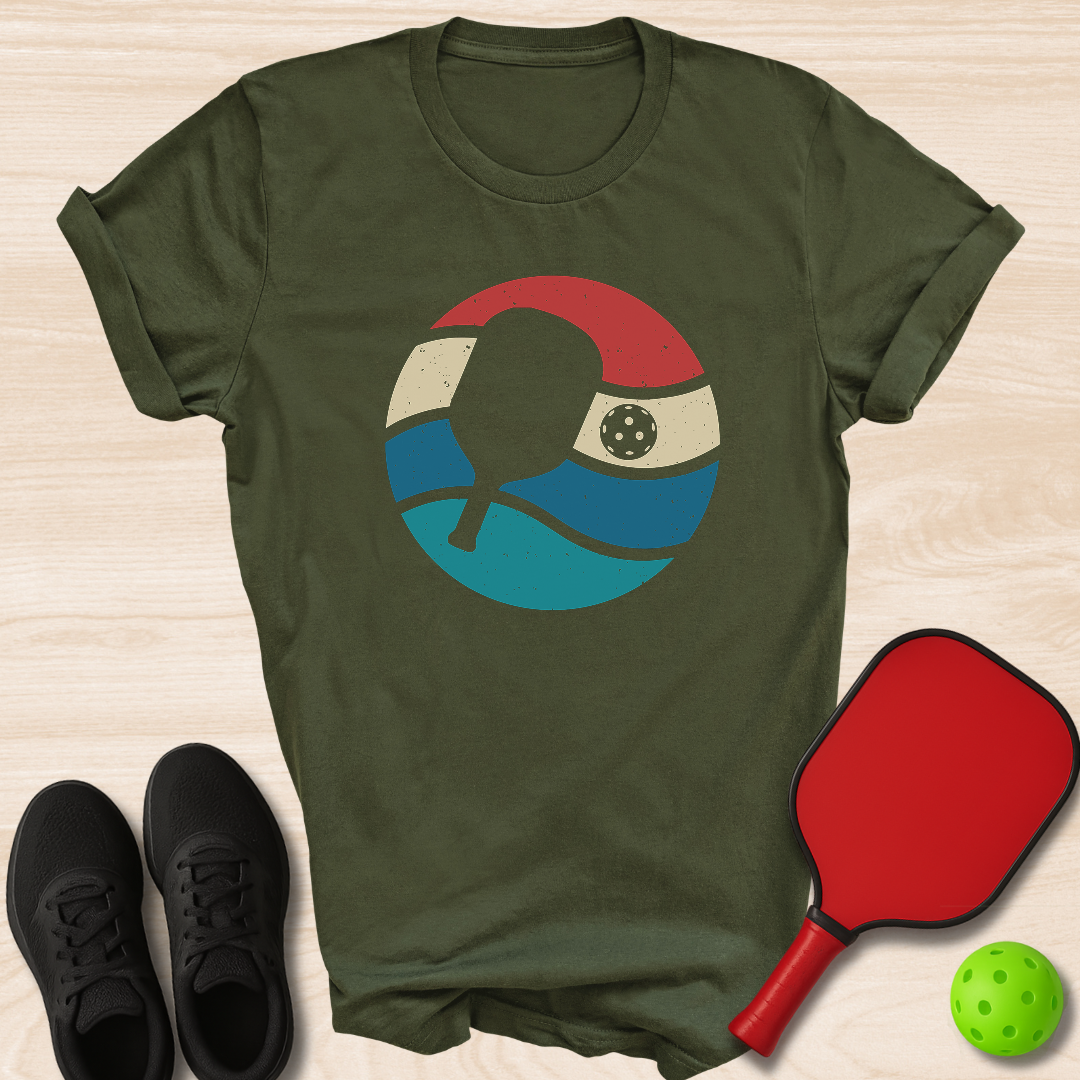 Circle Wave Retro Pickleball