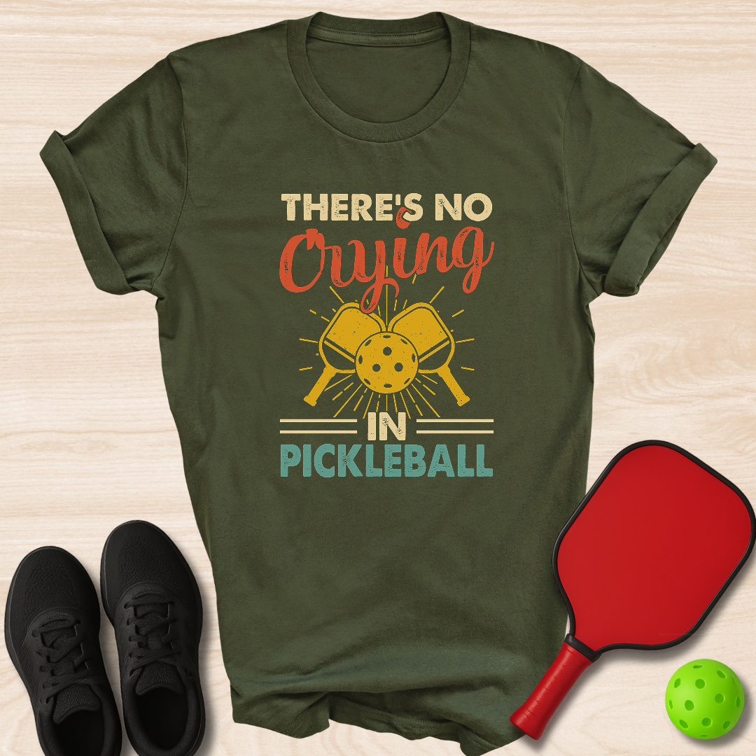 No Crying In Pickleball Retro