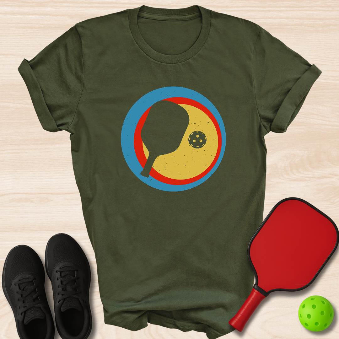 Retro Circle Pickleball