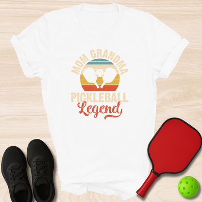 Mom Grandma Pickleball Legend Sunset