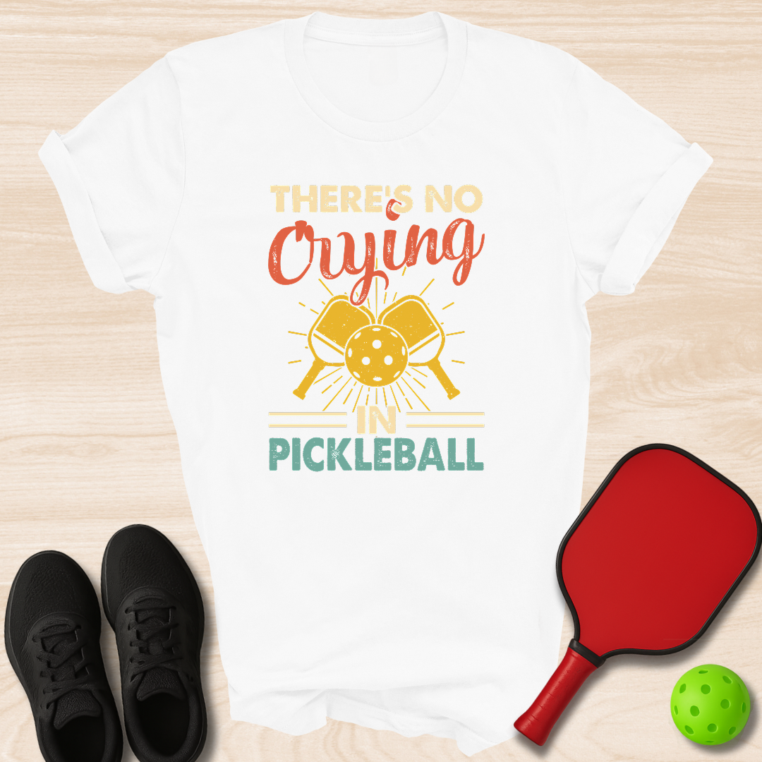 No Crying In Pickleball Retro