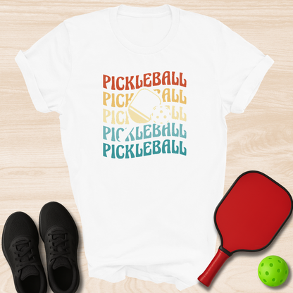 Pickleball Retro Wave