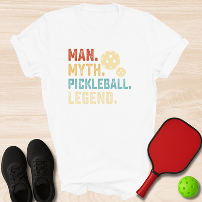 Man Myth Pickleball Legend With Pickleballs