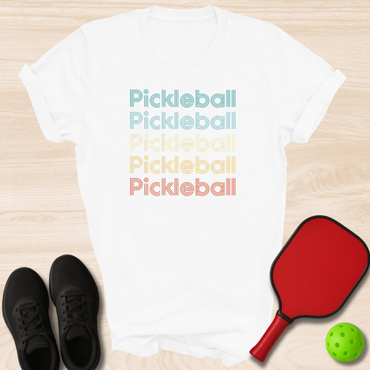 Pickleball Retro Text