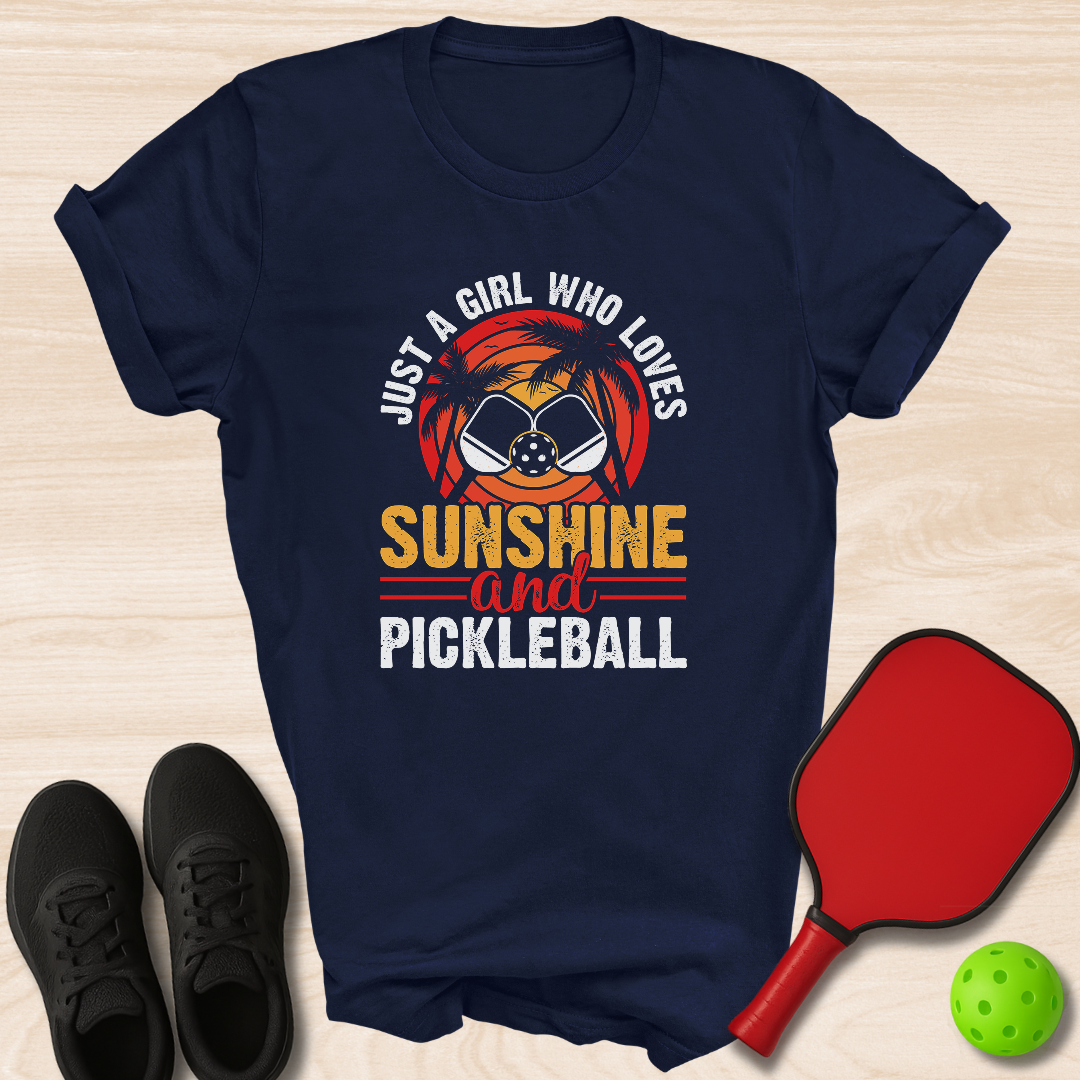 Just A Girl Who Loves Sunsets And Pickleball