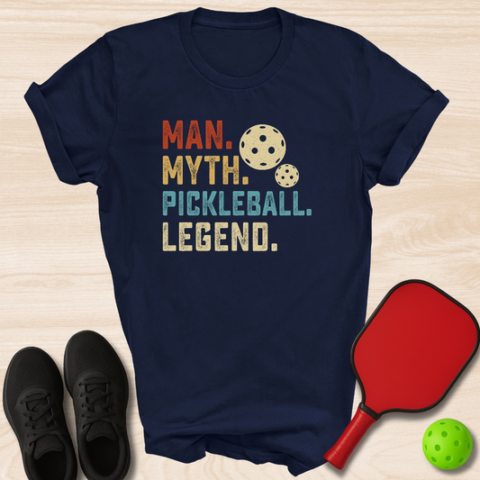 Man Myth Pickleball Legend With Pickleballs