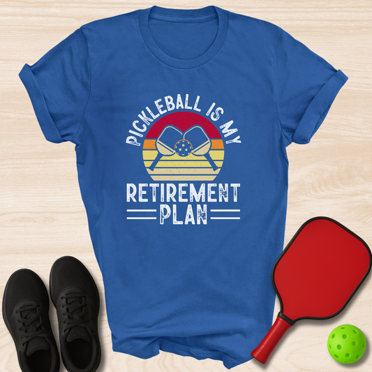Pickleball Is My Retirement Plan Retro Sunset