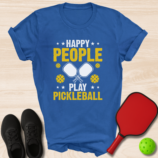 Happy People Play Pickleball