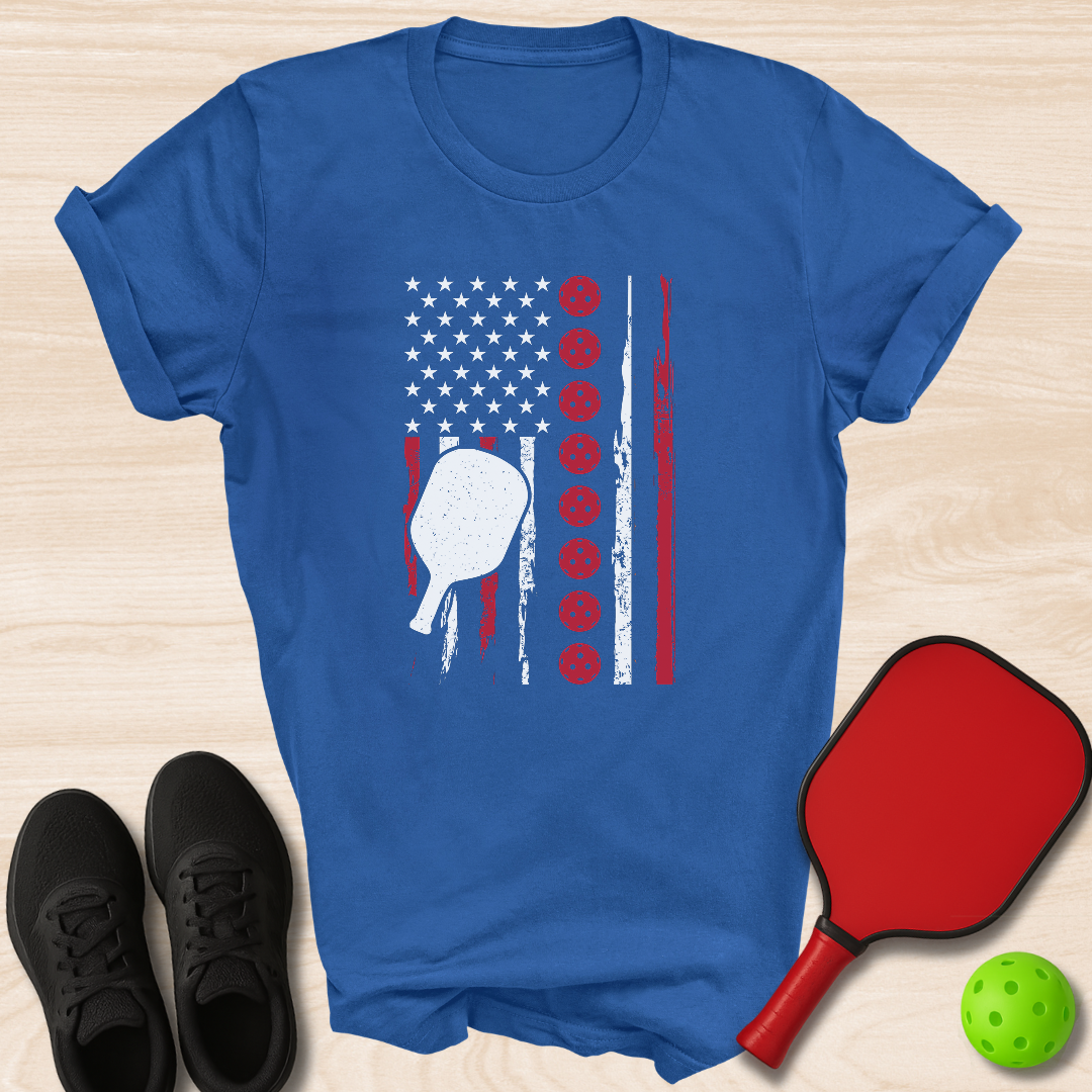 Pickleball Patriotic Flag