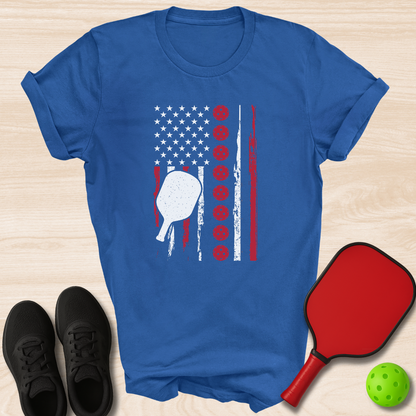 Pickleball Patriotic Flag