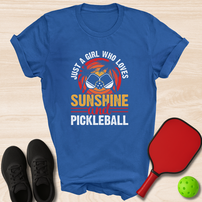 Just A Girl Who Loves Sunsets And Pickleball