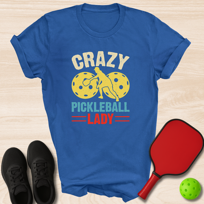 Crazy Pickleball Lady