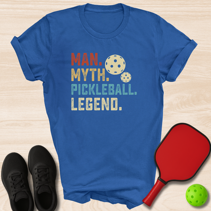 Man Myth Pickleball Legend With Pickleballs