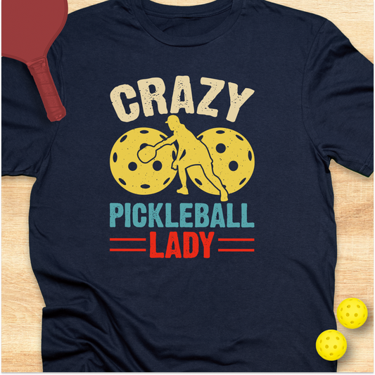 Crazy Pickleball Lady